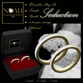 NP*Engagement Ring Gift Box Gold "Seduction"