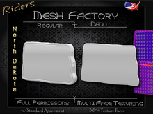 Riders - Full Permission Mesh, NANO Incl. Multiple Face Texturing - Jewelry,Charms,Buckles,Buttons,Logos,North Dakota