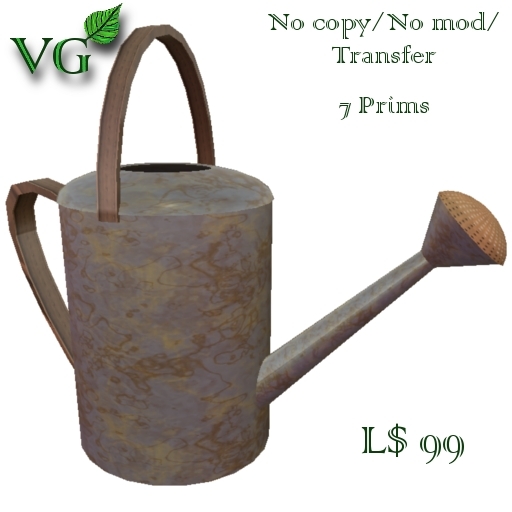 Large metal wateringcan
