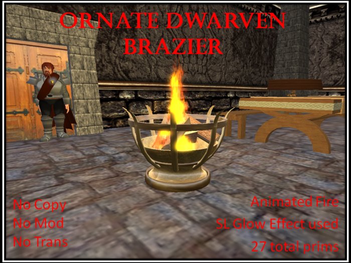 Ornate Dwarven Brazier