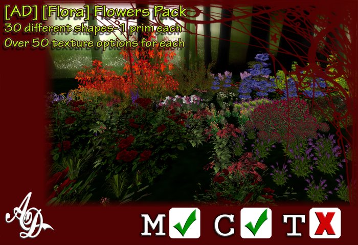 [AD] [Flora] Texturechange Flowers Pack