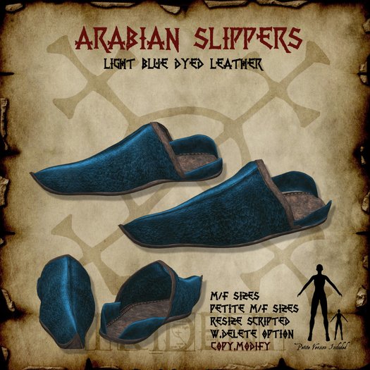Arabian Slippers [L.Blue]