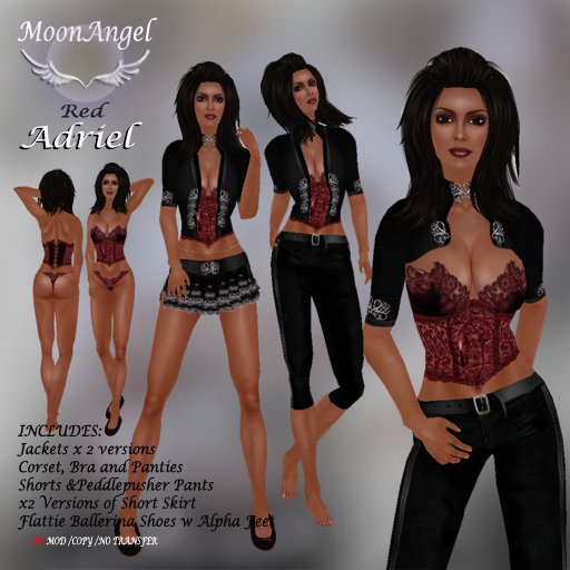 MA* Adriel Red V2 - Fantasy Medieval with a Modern Twist