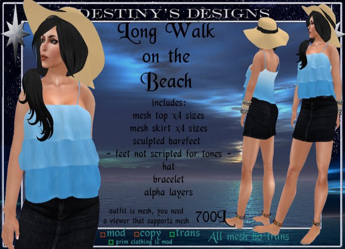 !~DD~! Long Walk on the Beach - Ladies