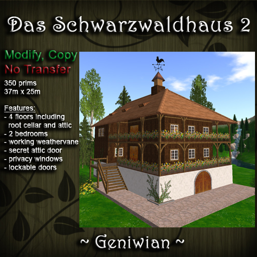 Das Schwarzwaldhaus 2 ~ by Geniwian (Unique Homes & More)