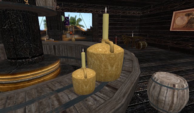 Candle Antique Beige Jug