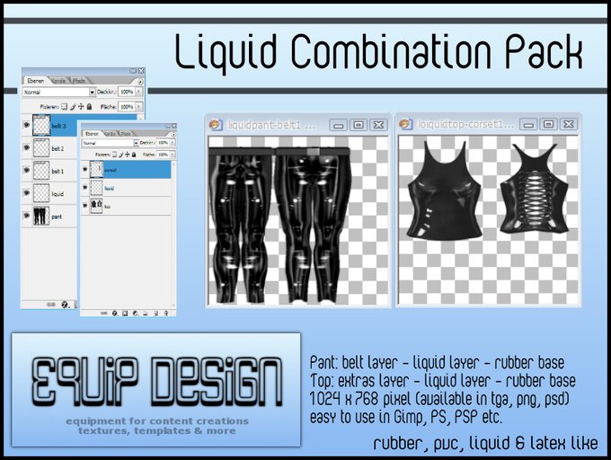 Liquid Combination Pack (rubber, pvc, latex, liquid) - over 50 % OFF !!!