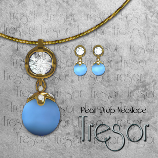::Tresor:: Pearl Drop Set (Gold, Sky) 