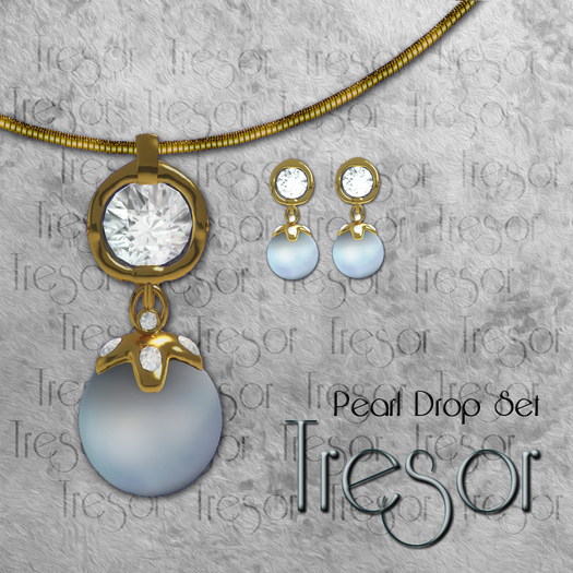 ::Tresor:: Pearl Drop Set (Gold, Silver)
