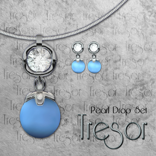 ::Tresor:: Pearl Drop Set (Silver, Sky)