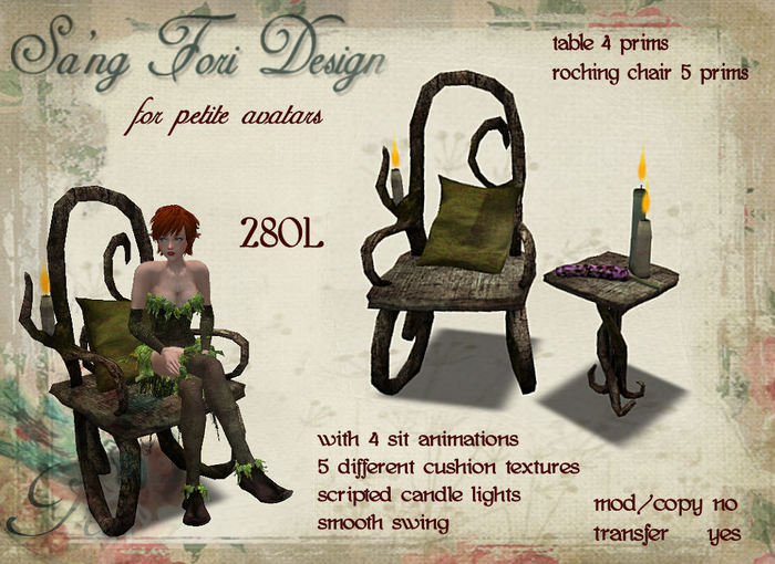 Sa'ng Fori Design -Petites Rocking Chair-