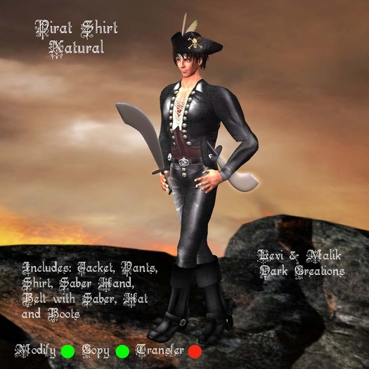 Pirat Shirt Natural