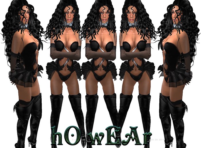 H::Lovely Lace Charcoal ::H
