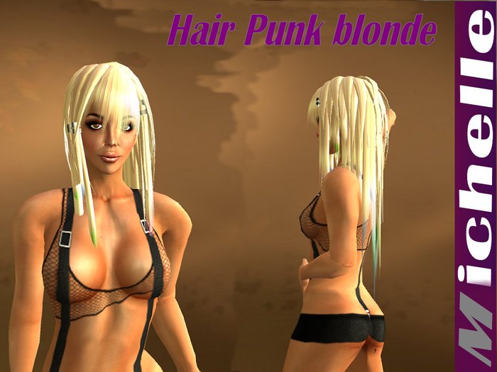 MMShop: Hair Punk blonde