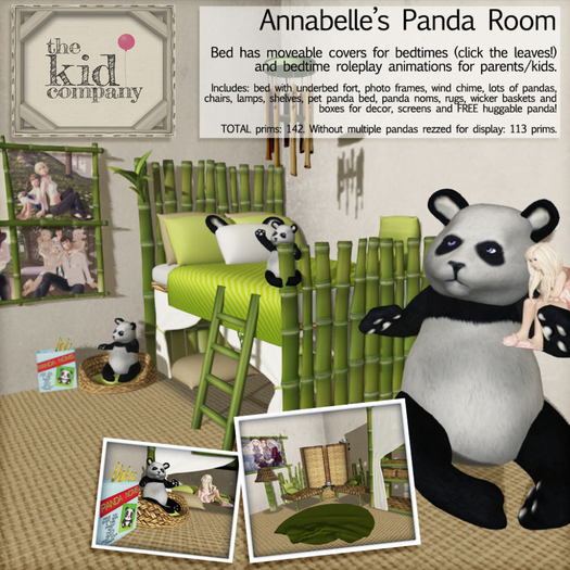 the kid company. annabelle's panda room.