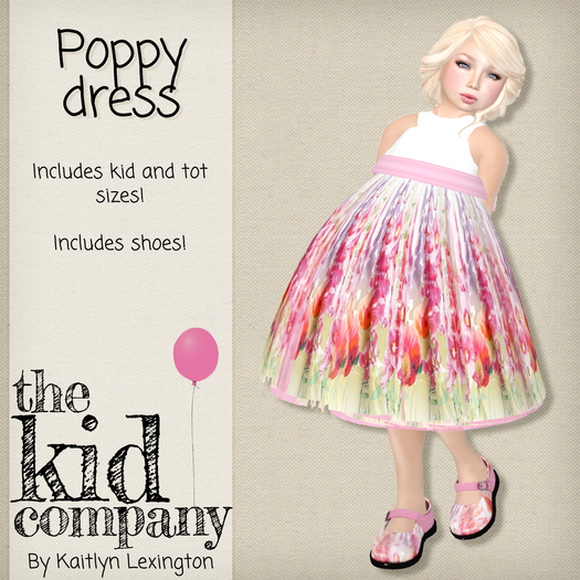 the kid company; poppy dress.