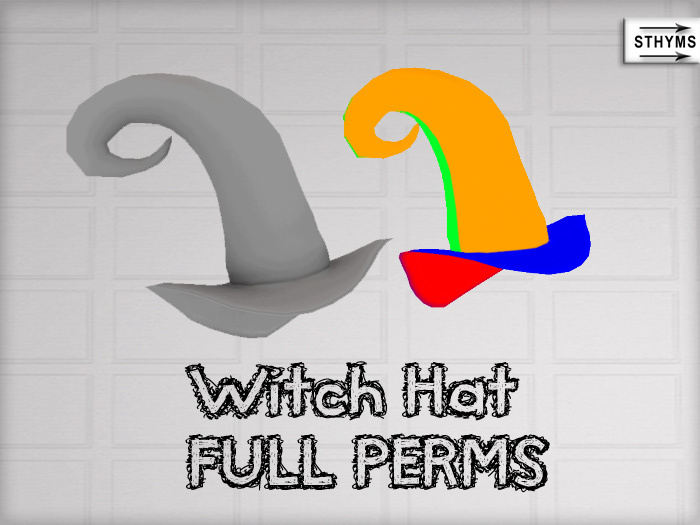 STHYMS - Sculpted Witch Hat FULL PERMS