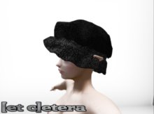 [et c]etera Mesh Hat Black ( PETITE )
