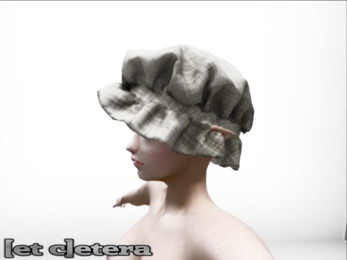 [et c]etera Mesh Hat Beige ( PETITE )