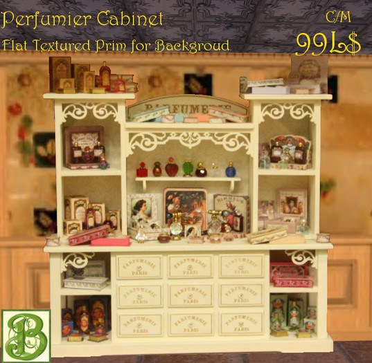 Perfumier Wall Display Cabinet