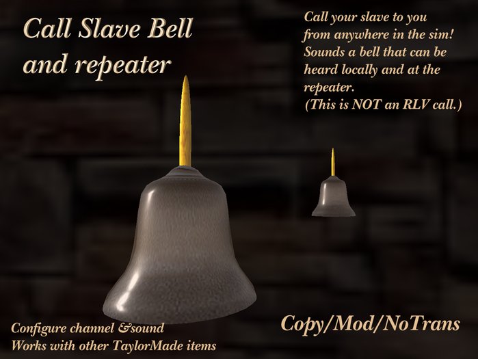 Taylor Made - Call Bell and repeater (Boxed)
