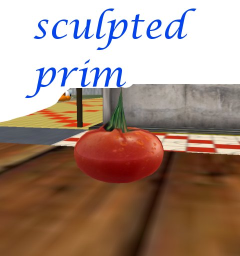 tomato Vegetable Sculpted Prim
