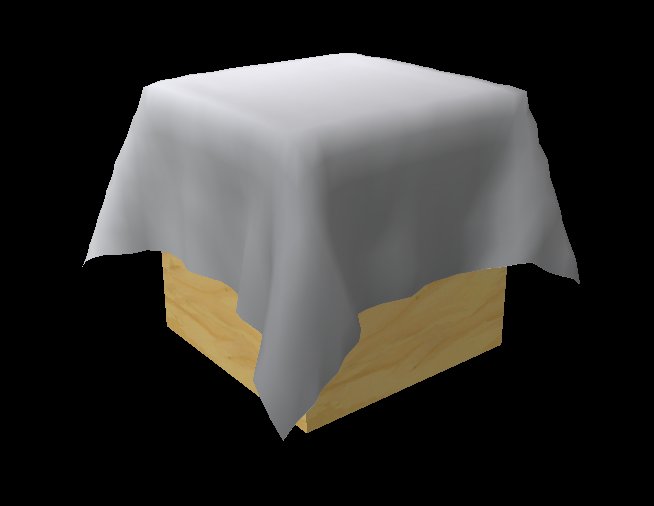 Full Perms Square Sculpted Table Cloth