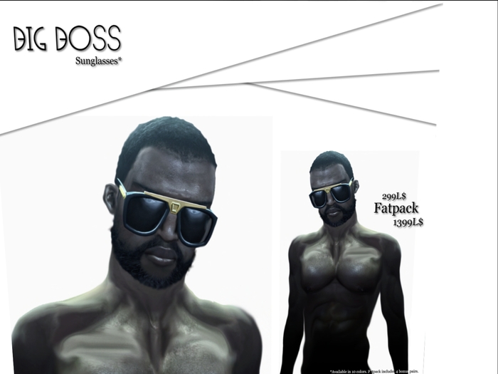 [[SHADE THRONE]] BIG BOSS sunglasses (black)