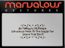 NO TALKING IN IM PLEASE GESTURE