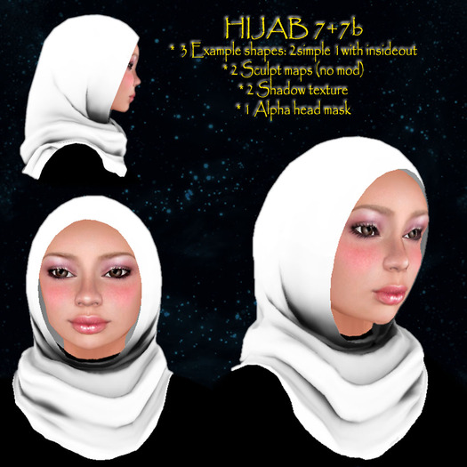 Hijab model 7 +7b