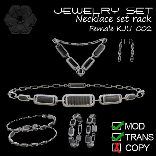 Necklace set rack female