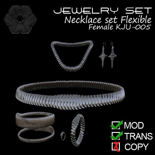 Necklace set flexible female