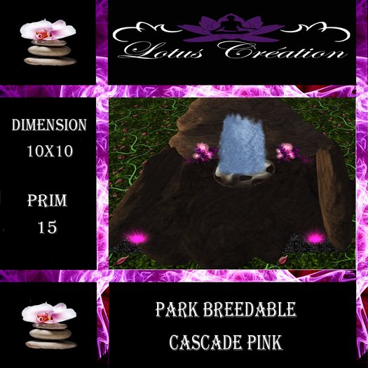 parque breedable cascade pink