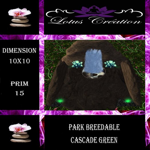 parque breedable cascade  green