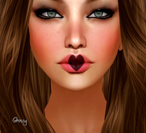 .:GloSSy:. heart Black combo