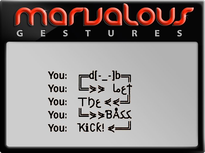 LET THE BASS KICK v2 GESTURE