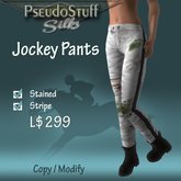 JOCKEY PANTS -Standard Striped -Stained