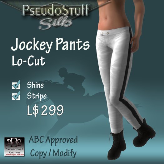 JOCKEY PANTS -LoCut Striped -Shine**ABC APPROVED**