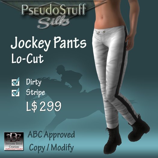 JOCKEY PANTS -LoCut Striped -Dirty **ABC APPROVED**