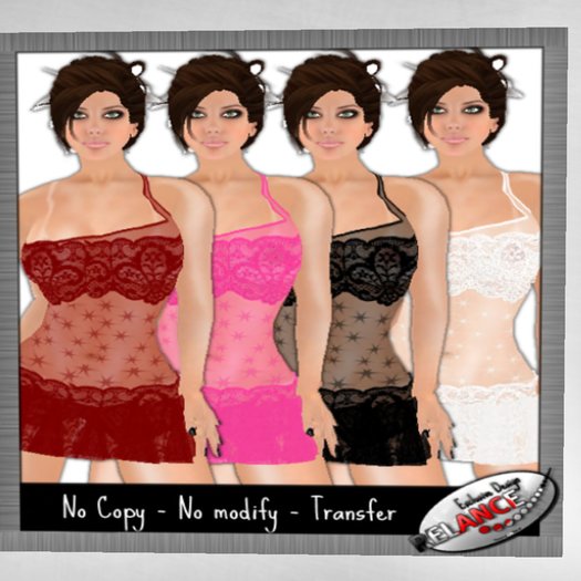 FULL PERM PACK OF 4 SEXY DRESSES - 35L