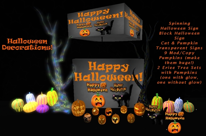 OMG! HALLOWEEN DECORATION PACKAGE ! DECORATIONS! ~~
