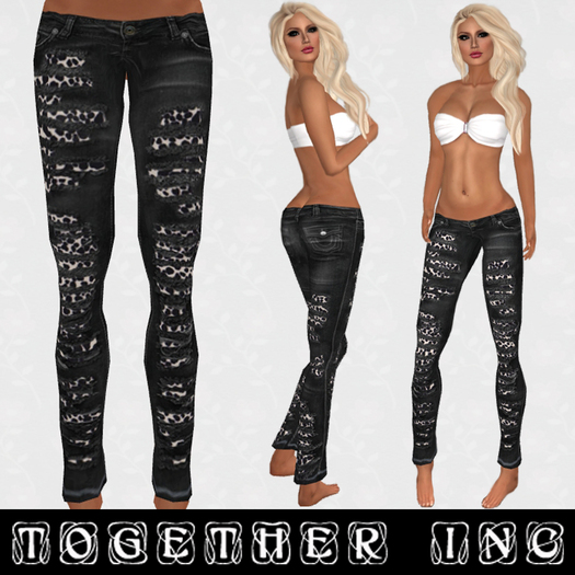Together Inc. White Leo Jeans