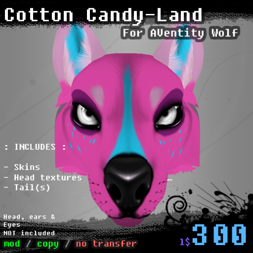 AVentity Wolf ~ Cotton Candy-Land
