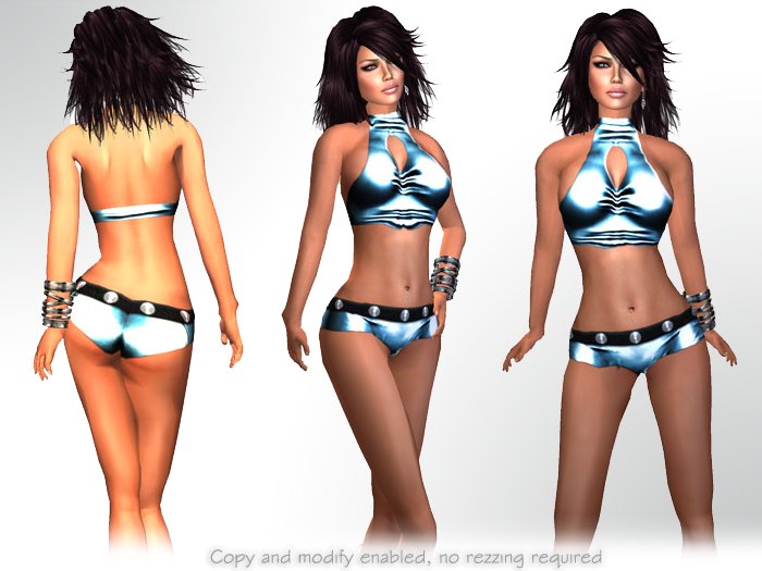 FUTE :: Skimpy club outfit (teal)