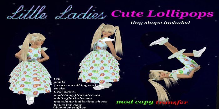 Little Ladies Cute Lollipops