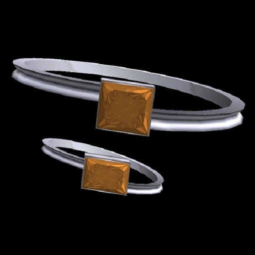 Twisted Silver Topaz Necklace & Bracelet