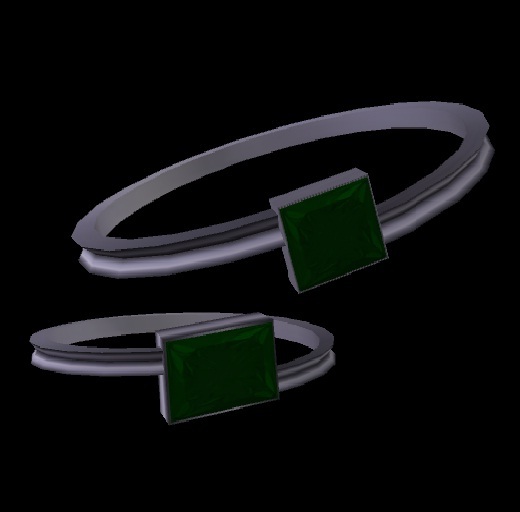 Twisted Silver Emerald Necklace & Bracelet