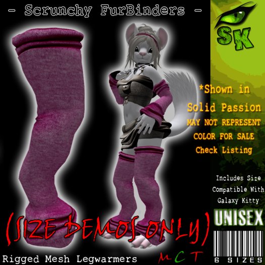 -[SK]- Scrunchy FurBinders (SIZE DEMOS) (Wear Me)