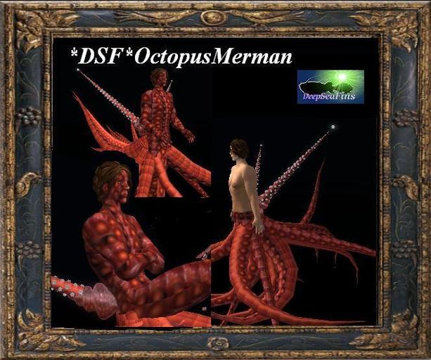 *DSF*  Octopus merman red 