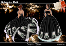 .:.Wish.:.Dress::Rose-Snake BK